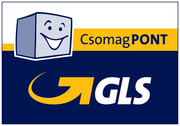 GLS csomagpont/előre utalás és bankkártyás fizetés esetén választható/