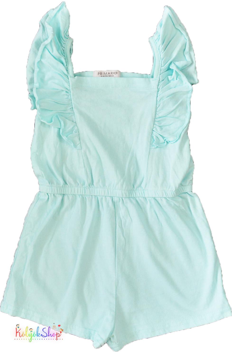 Primark világoskék playsuit 3-4év 4-Hibátlan
