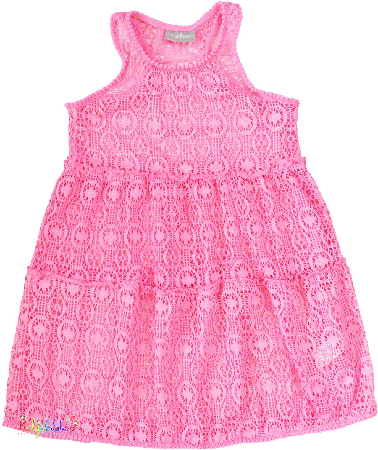 Matalan pink csipke strandruha 5év 4-Hibátlan
