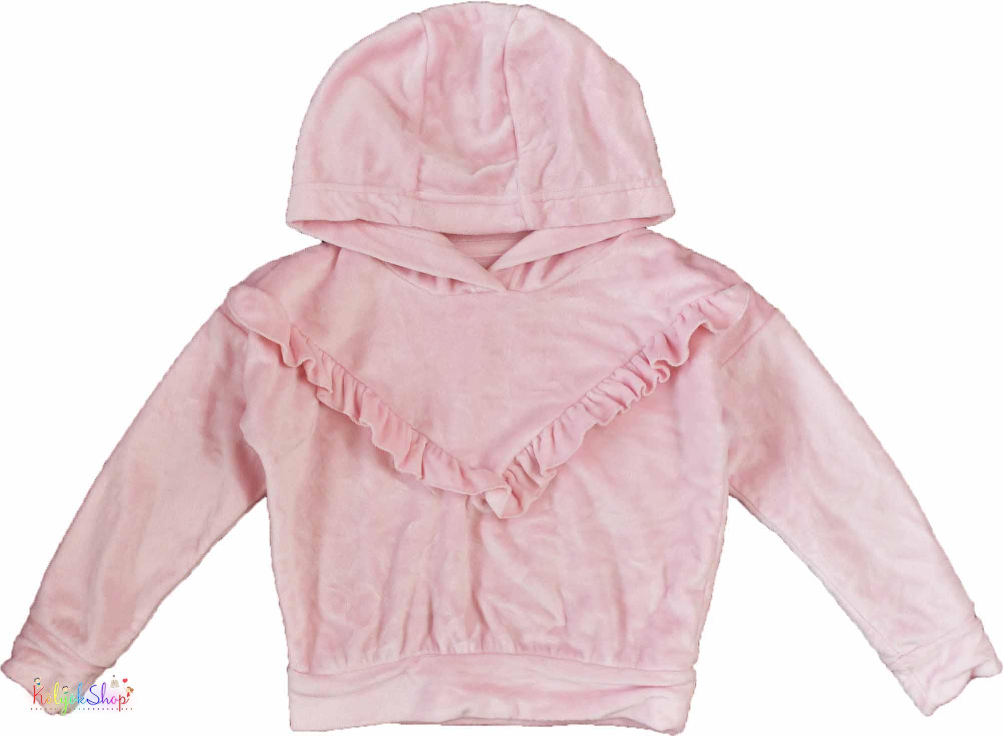 Matalan rózsaszín polár pulóver 4év 4-Hibátlan