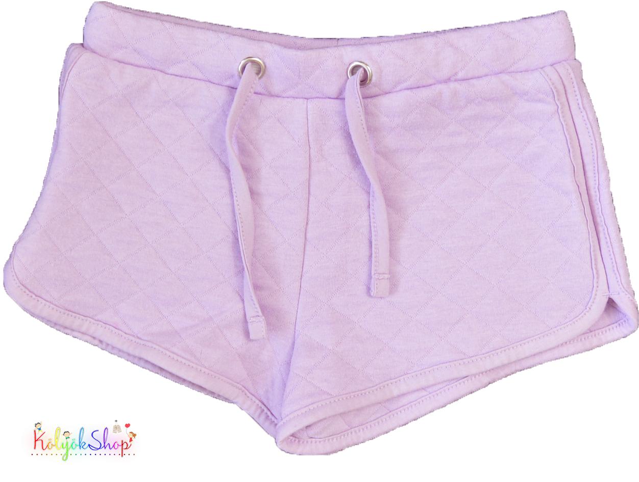 Matalan lila vastag rövidnadrág 6év 4-Hibátlan