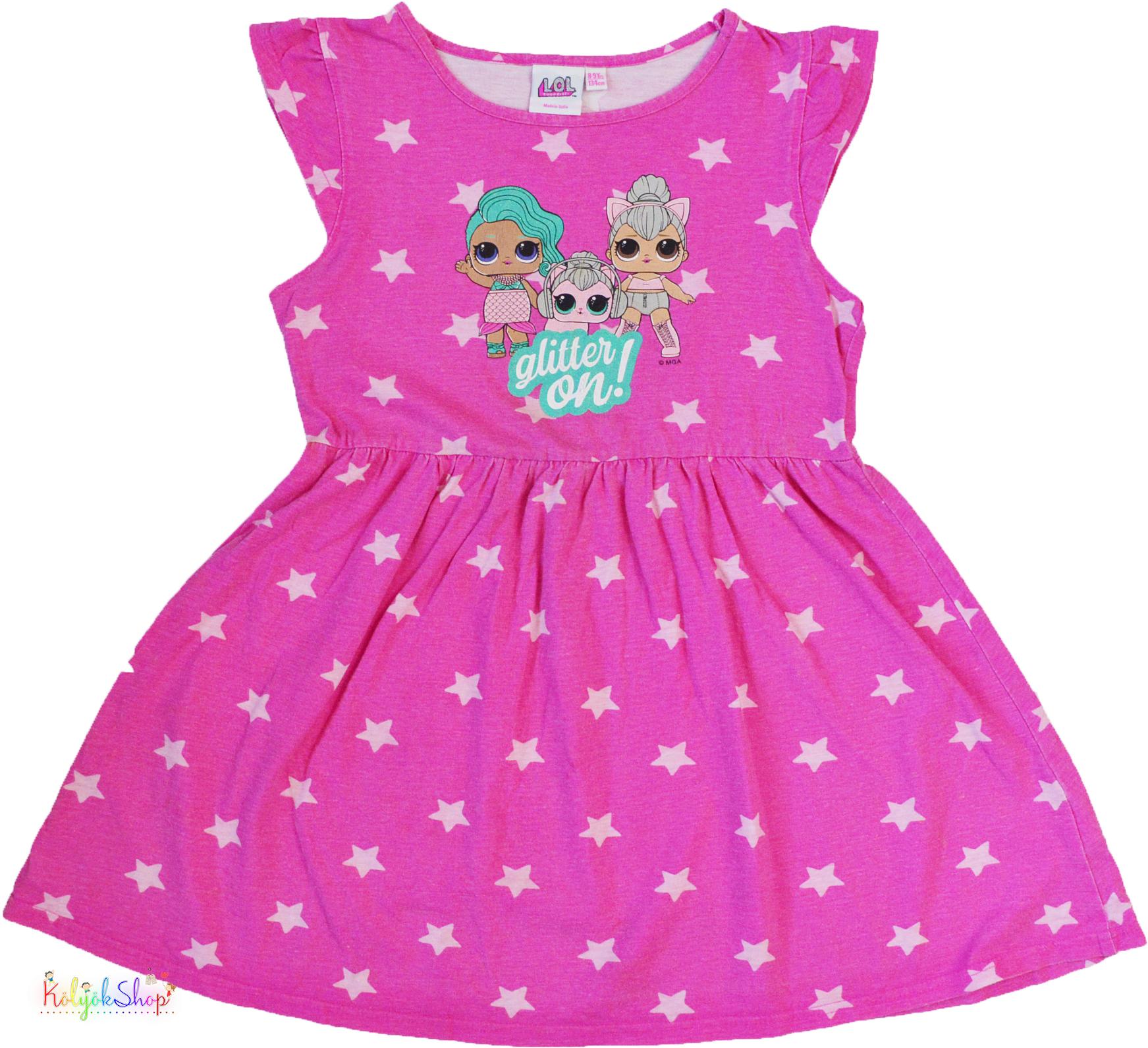 Primark LOL mints pink ruha 8-9év 3-Jó állapot