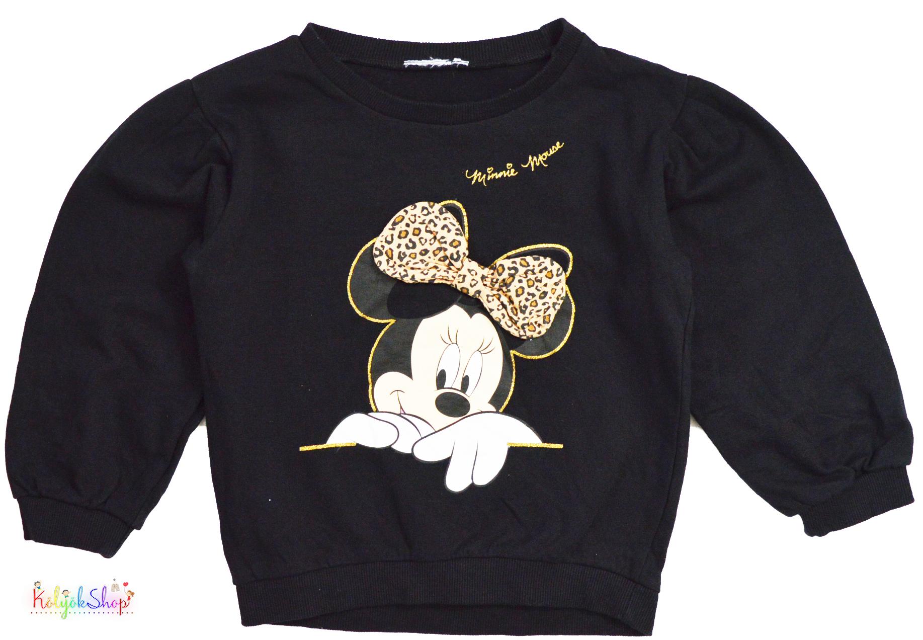 Disney Minnie fekete pulóver 5-6év 4-Hibátlan