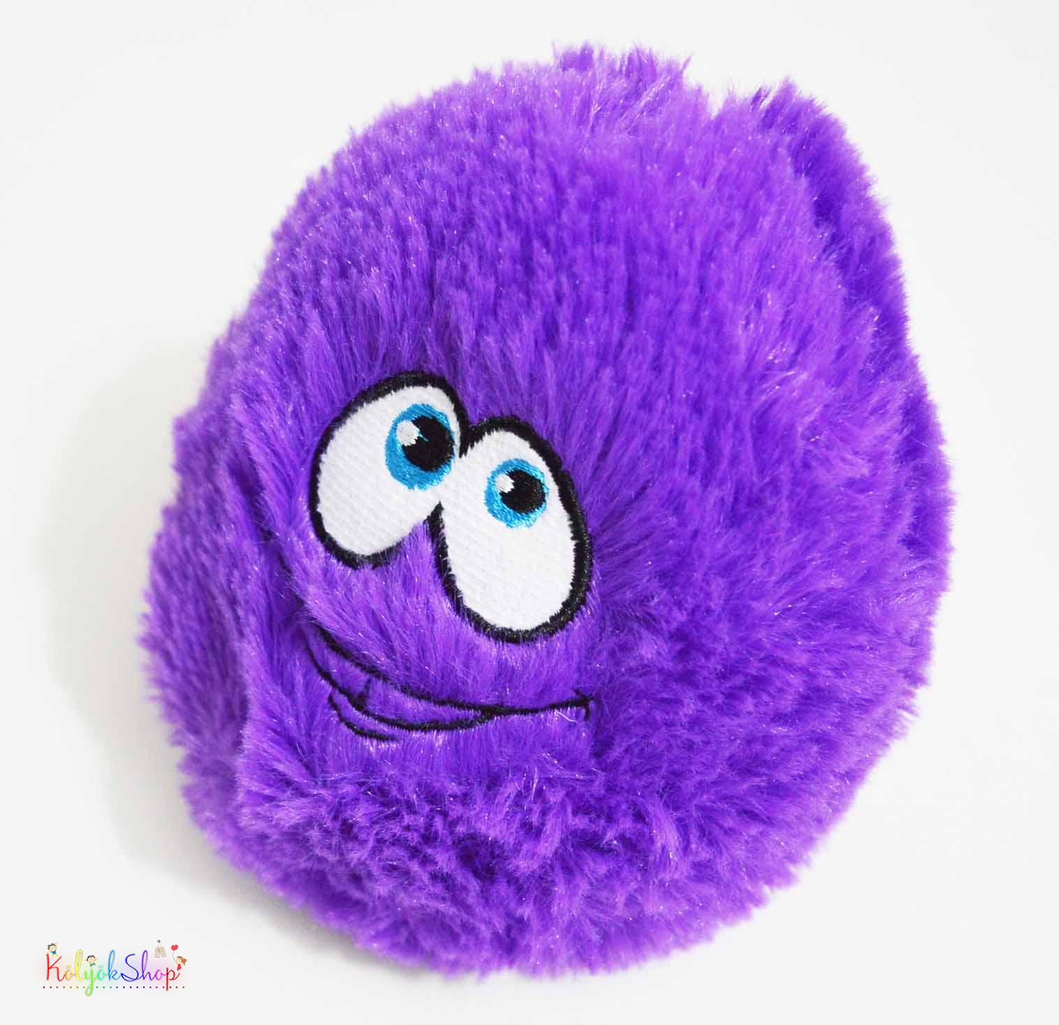 Lila golyó plüss 12cm 5-Újszerű