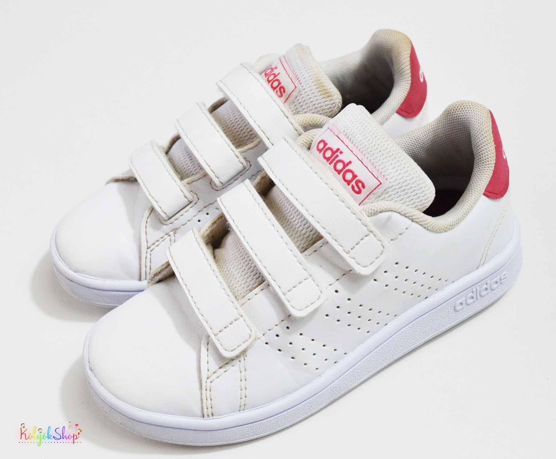 Adidas fehér sportcipő 28 BtH: 17cm 4-Hibátlan(kis kopás, elszíneződés)
