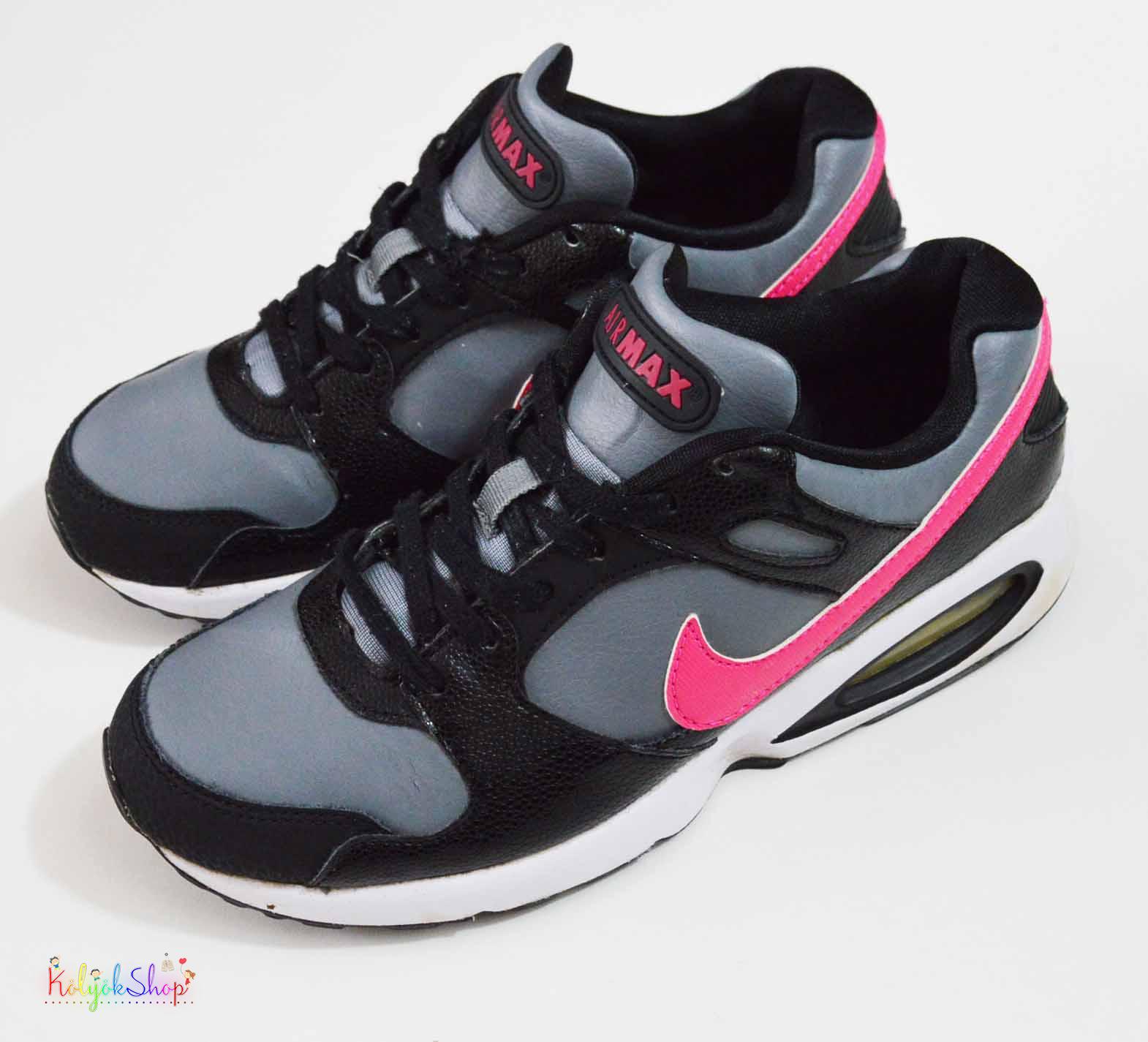 Nike AirMax fekete-szürke-pink sportcipő 38 Bth: 23cm 4-Hibátlan(kis kopás)