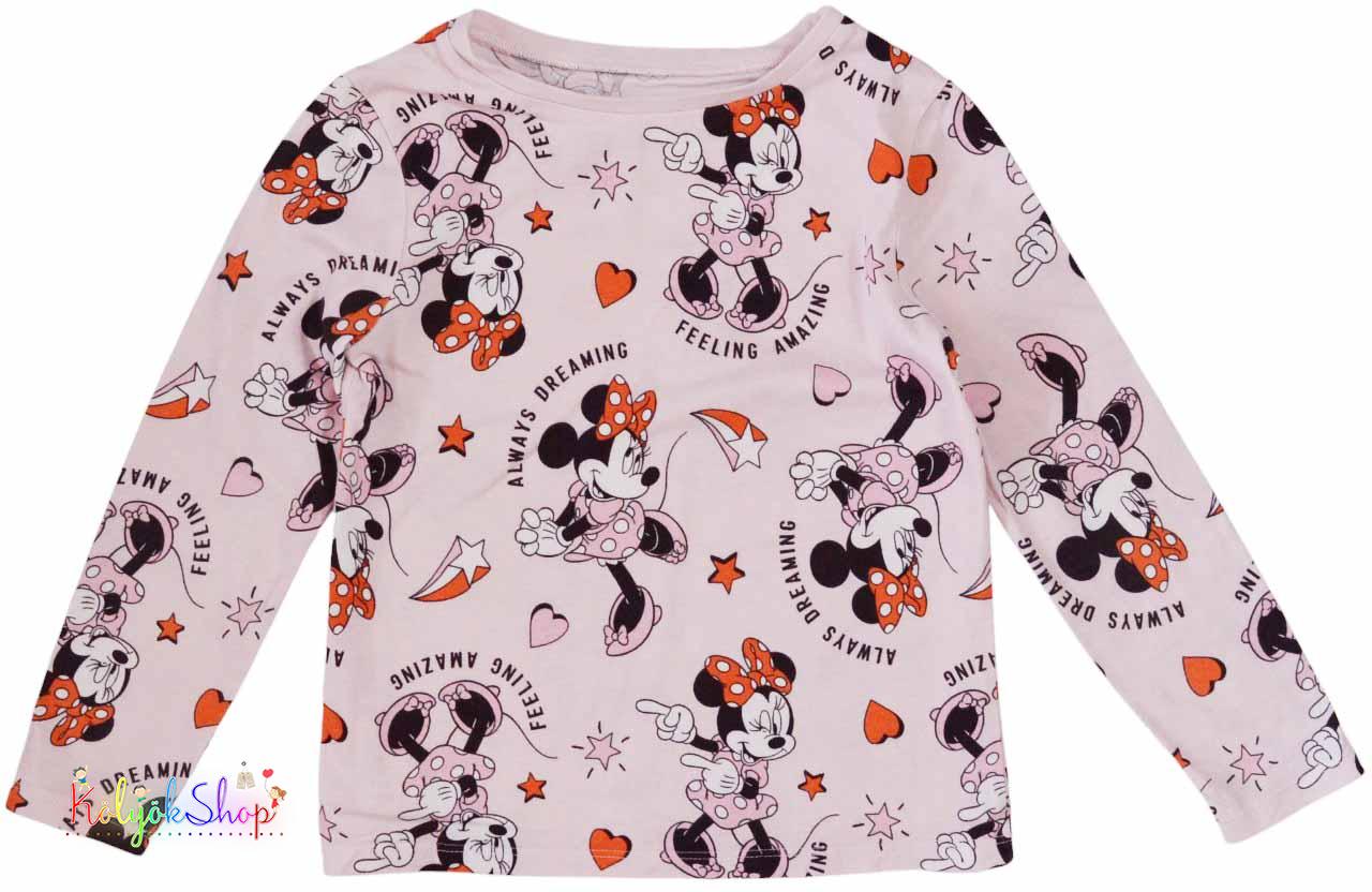 George Minnie mintás rózsaszín felső 5-6év 4-Hibátlan