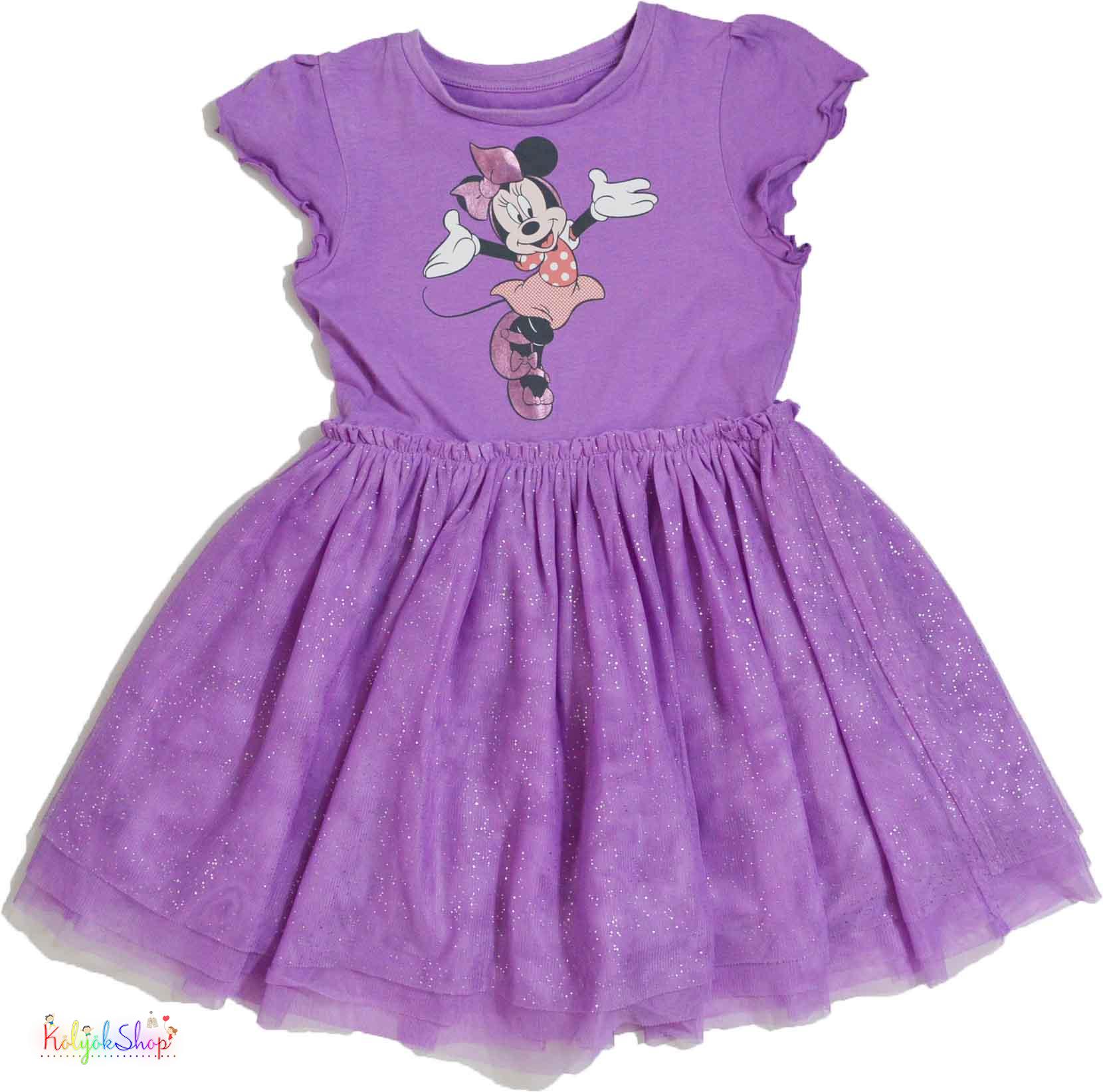 M&S Minnie lila tüll ruha 4-5év 4-Hibátlan