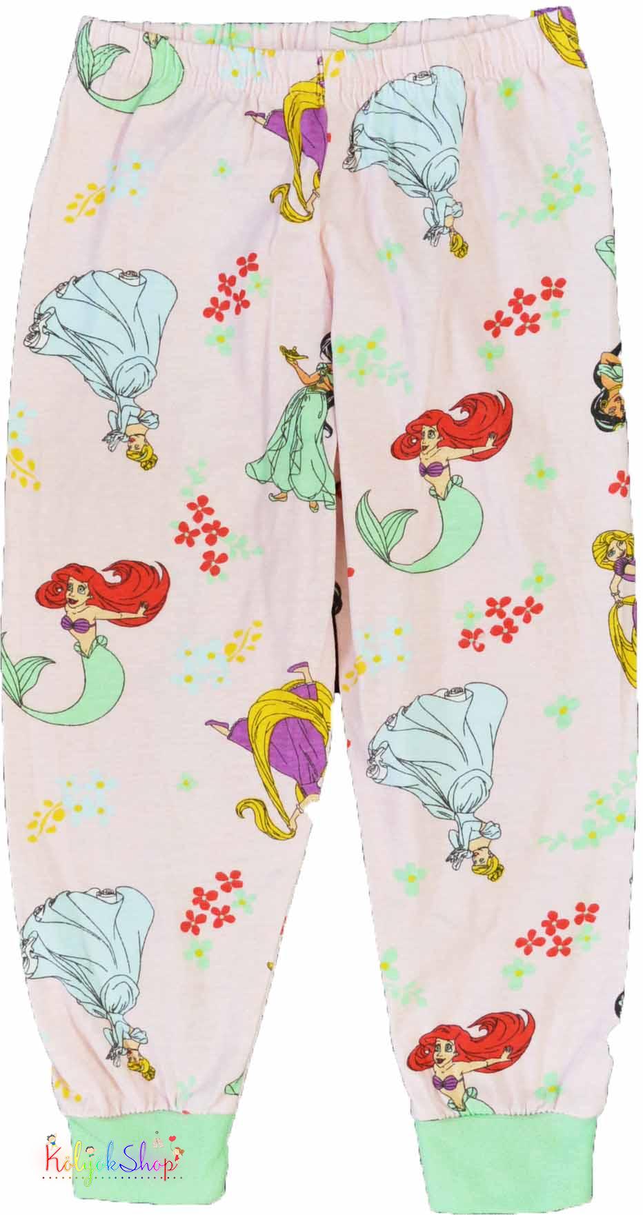 Disney Princess mintás rózsaszín pizsi nadrág 3-4év 5-Újszerű