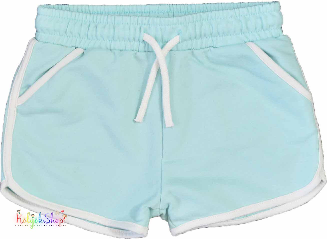 Primark világoskék rövidnadrág 5-6év 3-Jó állaot(kis elszíneződés)