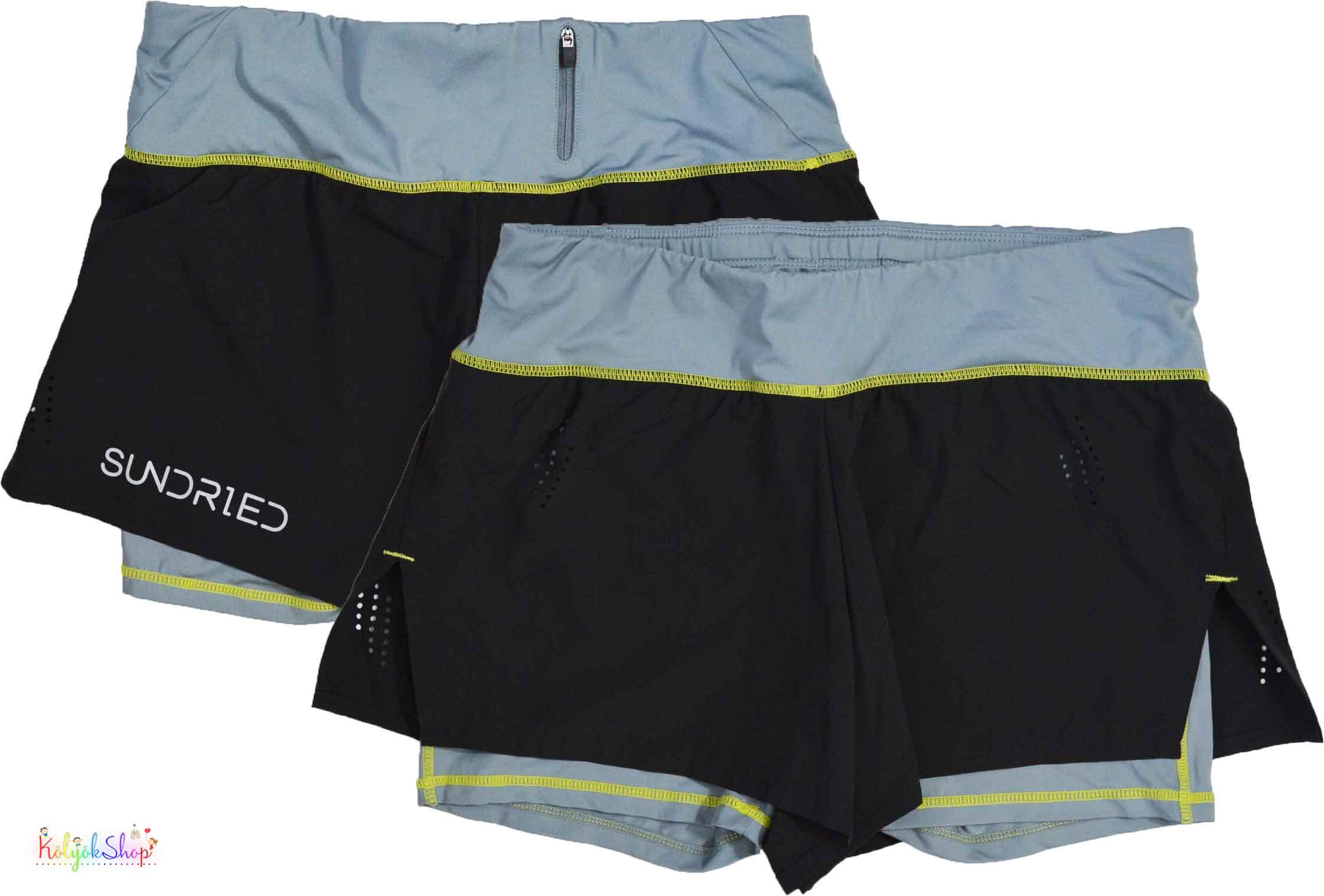 Sundried szürke-fekte sport rövidnadrág M 4-Hibátlan