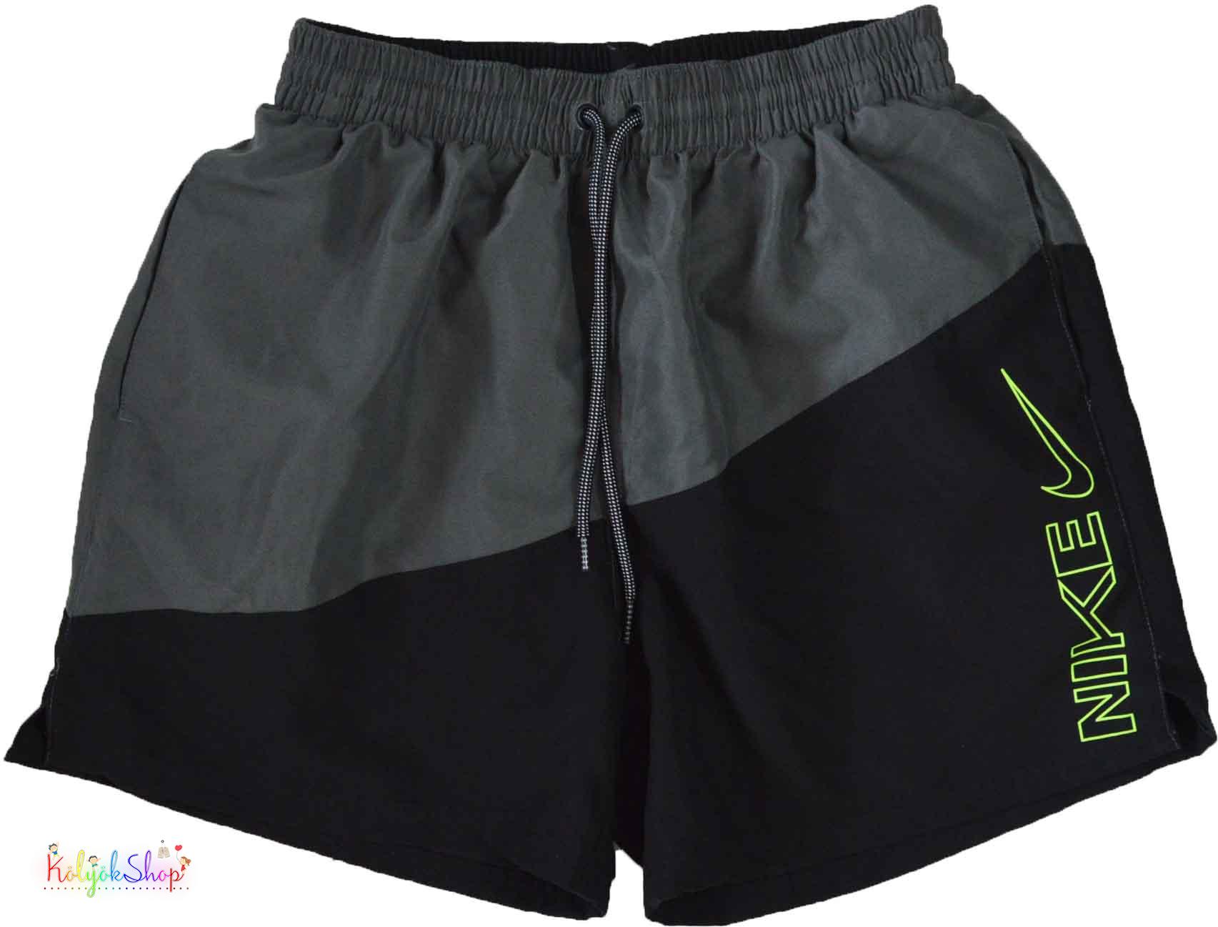Nike szürke-fekete, belül hálós rövidnadrág 152-158 4-Hibátlan