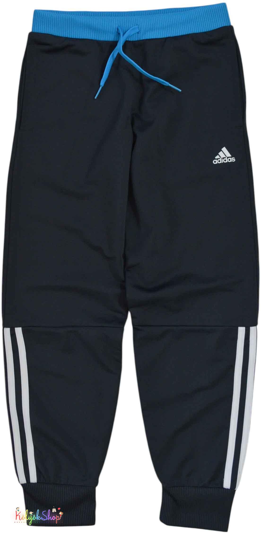 Adidas szürke-kék szabadidő nadrág 9-10év 4-Hibátlan