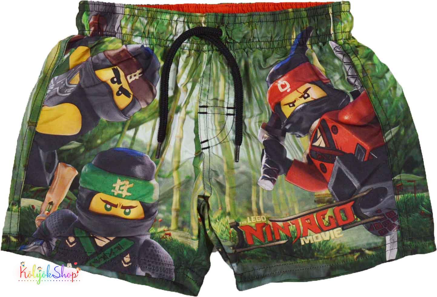H&M Ninjago zöld, belül hálós rövidnadrág 3-4év 4-Hibátlan