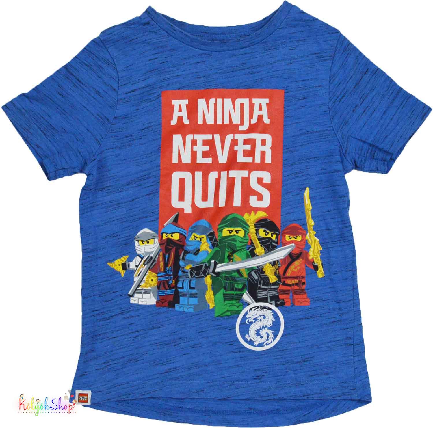 Nutmg Ninjago kék póló 4-5év 3-Jó állapot