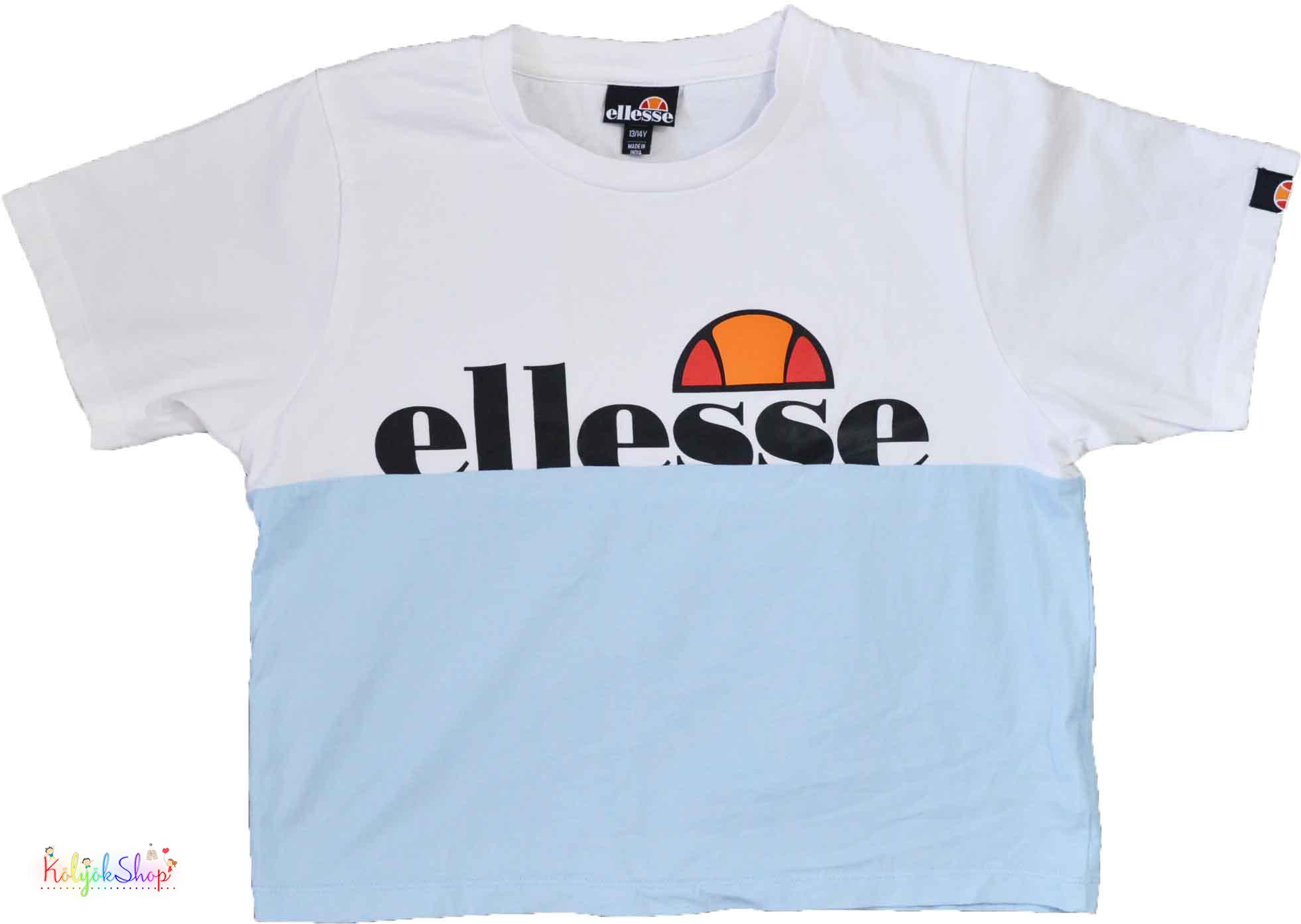 Ellesse fehér-világoskék felső 13-14év 4-Hibátlan