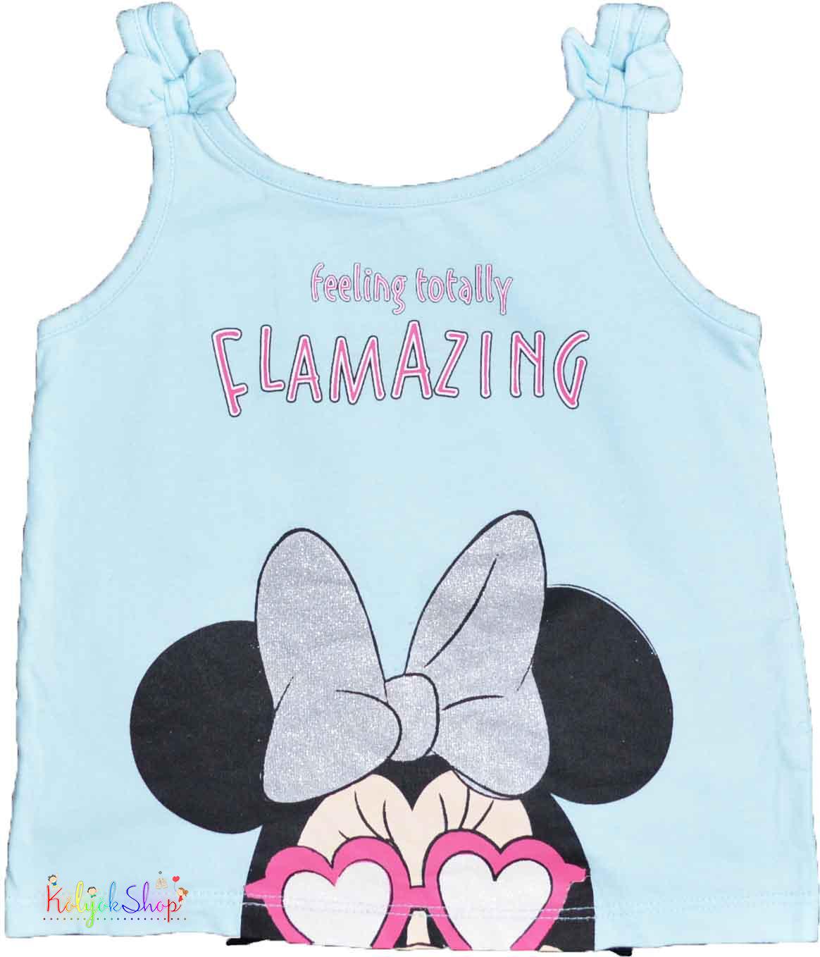 C&S Minnie kék felső 92 4-Hibátlan