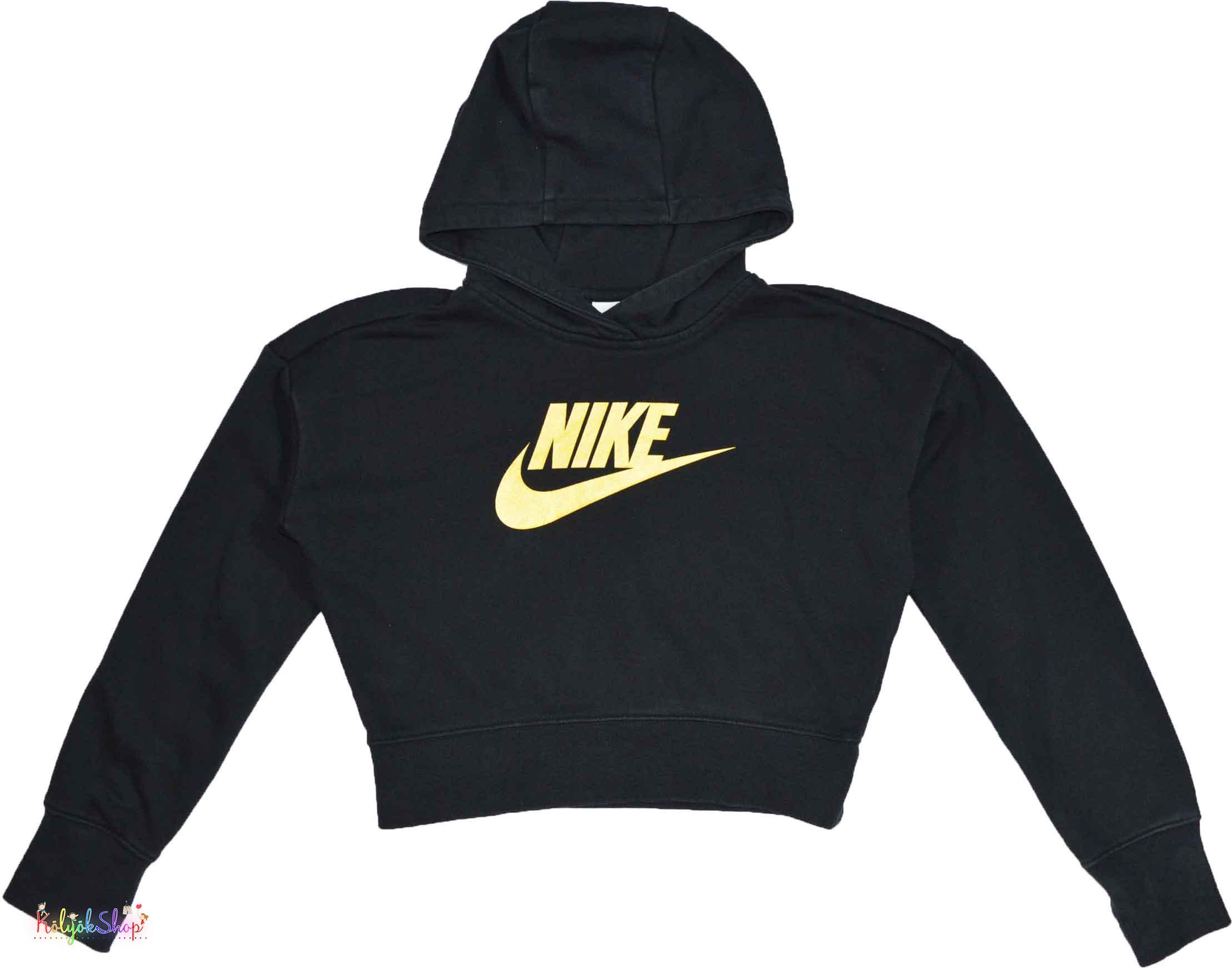 Nike fekete pulóver 137-146 4-Hibátlan