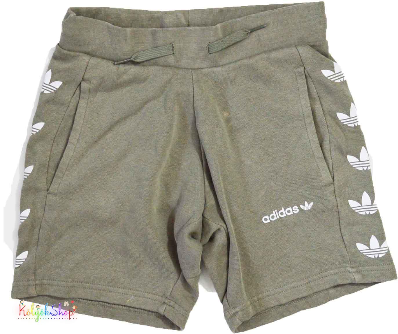 Adidas drapp rövidnadrág 7-8év 4-Hibátlan(folt)