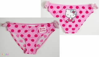 Hello Kitty pöttyös rózsaszín fürdőbugyi 8év' 4-Hibátlan(kis folt)