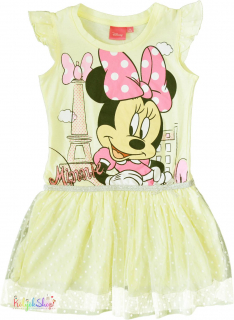 Disney Minnie sárga tüllös ruha 104 6-Új