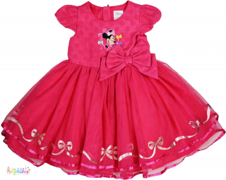 Disney Minnie pink 4 rétegű szoknyás ruha 4év 5-Újszerű