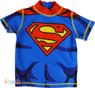 Next Superman kék úszóruha felső 68' 4-Hibátlan
