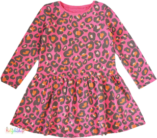 Next leopárd mintás rózsaszín ruha 4-5év 4-Hibátlan