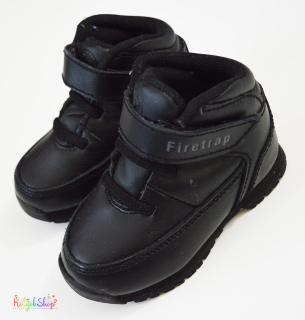 Firetrap fekete magasszárú cipő 21 Bth: 13cm 5-Újszerű