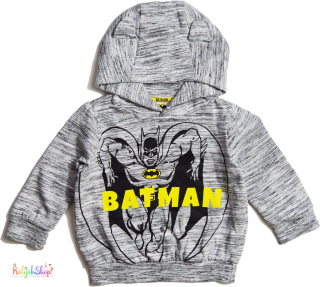 F&F Batman szürke pulóver 2-3év 5-Újszerű