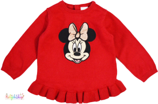 F&F Minnie piros kötött pulóver 86 4-Hibátlan