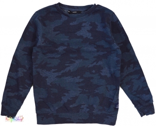 George terep mintás kék pulóver 8-9év 4-Hibátlan(kis javítás)
