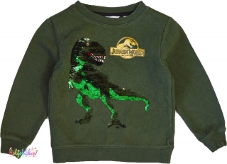 H&M Jurassic World simítos khaki pulóver 4-6év 2-Játszós