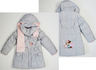Disney Minnie szürke kabát 128-134 4-Hibátlan