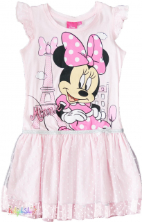Disney Minnie rózsaszín tüllös ruha 116 6-Új
