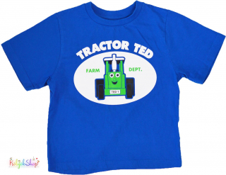 Traktor Tedkék póló 4-5év 5-Újszerű