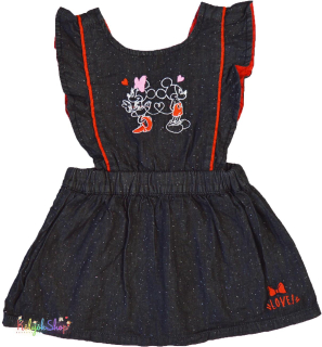 Disney Minnie szürke csillogó ruha 74 5-Újszerű