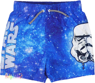 George Star Wars kék, belül hálós rövidnadrág 6-7év 4-Hibátlan