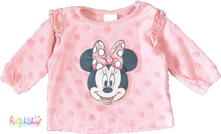 F&F Minnie rózsaszín vékonyabb pulóver 62 4-Hibátlan