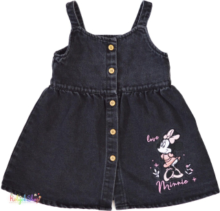 Disney Minnie fekete farmer kantáros ruha 92 4-Hibátlan