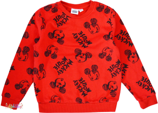 Primark Mickey mintás piros pulóver 7-8év 4-Hibátlan