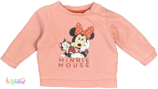 C&A Minnie rózsaszín pulóver 74 3-Jó állapot