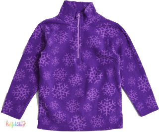Mountain Warehouse mintás lila polár pulóver 3-4év 4-Hibátlan