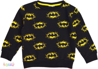 Batman mintás fekete pulóver 4-5év 5-Újszerű