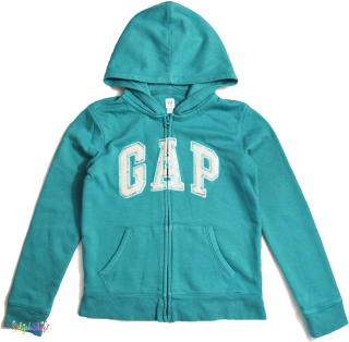 Gap zöld cipzáras pulóver 14-16év 4-Hibátlan(kis bolyhosodás)