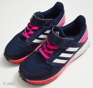 Adidas sötétkék-pink sportcipő 29 Bth: 17,5cm  4-Hibátlan