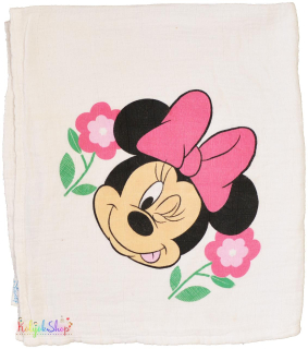 Disney Minnie fehér textil pelenka 70-70cm 4-Hibátlan