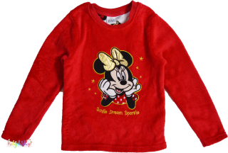 Primark Minnie piros polár pulóver 7-8év 5-Újszerű