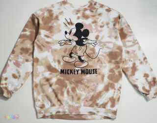 H&M Mickey drapp foltos pulóver 16-18év 4-Hibátlan