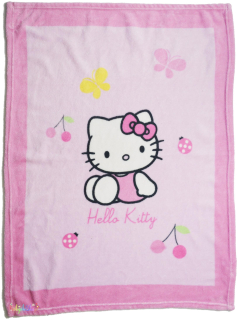 Hello Kitty rózsaszín pléd 90*70cm 4-Hibátlan